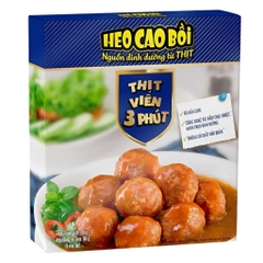 (1 hộp/combo 2/5 hộp) Thịt viên 3 phút Heo Cao Bồi hộp 200g