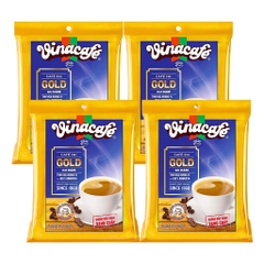 (Combo 5 gói/thùng 20 gói) Cà phê hòa tan 3in1 Vinacafe Gold gu đậm 480g (20 gói x 24g)