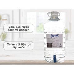 Nước uống Sapuwa 5 lít có vòi/không vòi
