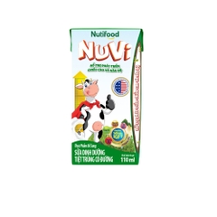 Thùng 48 hộp sữa dinh dưỡng tiệt trùng có đường Nuvi 110ml/180ml