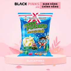 Snack khoai tây xoắn Twist Potato Want Want vị rong biển nướng gói 30g