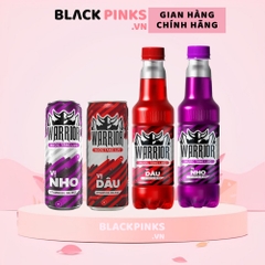 Thùng 24 chai/lon nước tăng lực Warrior vị nho/ dâu 325/330ml