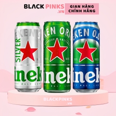 Thùng 24 lon bia Heineken Sleek/Silver/không cồn lon 250ml/330ml