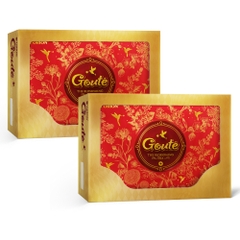 Bánh quy mè giòn Goute hộp thiếc 475.2g (12 gói)