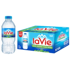 Thùng 12/24 chai nước khoáng La vie chai 350ml/500ml/1.5 lít