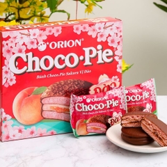 Bánh ChocoPie Sakura vị đào 12 gói 360g