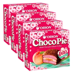 Bánh ChocoPie Sakura vị đào 12 gói 360g