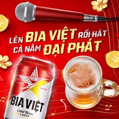 Thùng 24 lon bia Việt lon 330ml