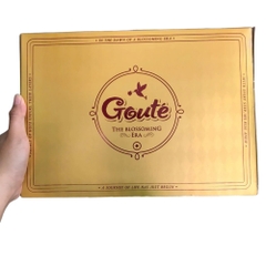 Bánh quy mè giòn Goute hộp thiếc 475.2g (12 gói)