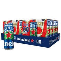 Thùng 24 lon bia Heineken Sleek/Silver/không cồn lon 250ml/330ml