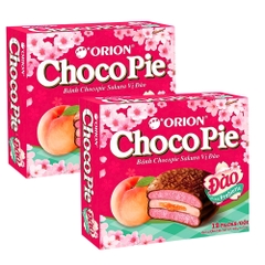 Bánh ChocoPie Sakura vị đào 12 gói 360g