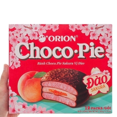 Bánh ChocoPie Sakura vị đào 12 gói 360g