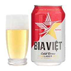 Thùng 24 lon bia Việt lon 330ml