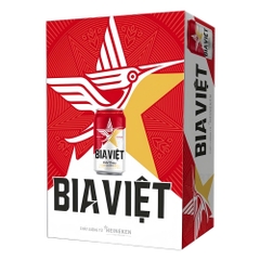 Thùng 24 lon bia Việt lon 330ml