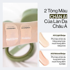 Siêu phấn nước Glamrr Q che phủ 01/02 màu sáng/màu tự nhiên 15g