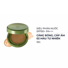 Siêu phấn nước Glamrr Q che phủ 01/02 màu sáng/màu tự nhiên 15g