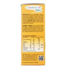 Siro Fitobimbi Ferro C bổ sung sắt, kẽm và vitamin C 200ml (6 tháng - 12 tuổi)