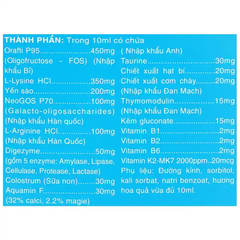 Siro Hapi VietNam Baby Plus giúp ăn ngon, bồi bổ sức khỏe 30 gói (từ 6 tháng)