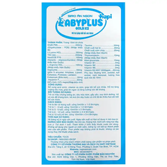 Siro Hapi VietNam Baby Plus giúp ăn ngon, bồi bổ sức khỏe 30 gói (từ 6 tháng)