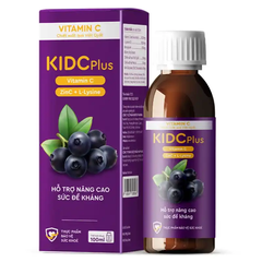 Siro Kentek KIDCPlus hỗ trợ tăng cường hệ miễn dịch 100 ml (từ 3 tuổi)