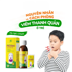 Siro mật ong Kentek Prosbee bổ phế, hỗ trợ giảm ho 100 ml (từ 2 tuổi)