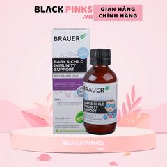 Siro Tăng Đề Kháng Brauer Immunity Support 100ml dành cho bé từ 0 tháng tuổi