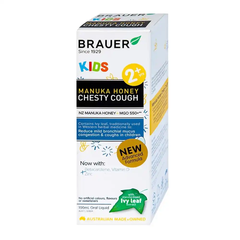 Siro trị ho có đờm Brauer Kids Chesty Cough 100ml (Úc)