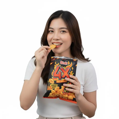 Snack bắp Oishi 4X sốt Sriracha vị cay gói 68g
