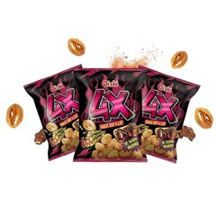 Snack bắp Oishi 4X vị sườn nướng gói 68g