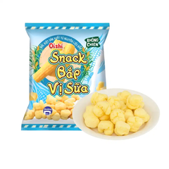 Snack bắp Oishi vị sữa gói 34g