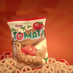 Snack cà chua Oishi gói 68g