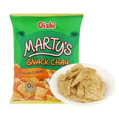 Snack chay Oishi vị da heo quay gói 34g