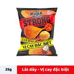 Snack khoai tây Koikeya Karamucho Strong lát dày vị cay đặc biệt gói 25g