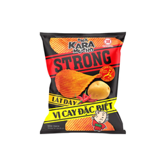 Snack khoai tây Koikeya Karamucho Strong lát dày vị cay đặc biệt gói 44g