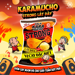 Snack khoai tây Koikeya Karamucho Strong lát dày vị cay đặc biệt gói 80g