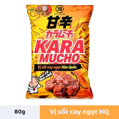 Snack khoai tây Koikeya Karamucho vị sốt cay ngọt Hàn Quốc gói 80g