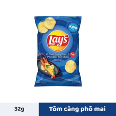 Snack khoai tây Lay's tôm càng phô mai gói 32g