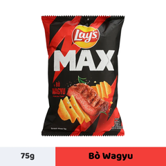 Snack khoai tây Lay's Max vị bò Wagyu gói 75g