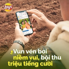 Snack khoai tây Lay's Stax vị kem chua hành hộp 150g