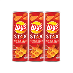 Snack khoai tây Lay's Stax vị mực sốt cay hộp 100g