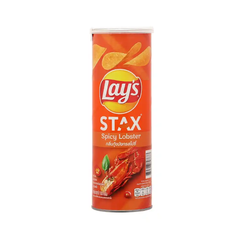 Snack khoai tây Lay's Stax vị tôm hùm nướng hộp 100g