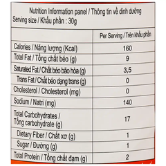 Snack khoai tây Lay's Stax vị tôm hùm nướng hộp 100g