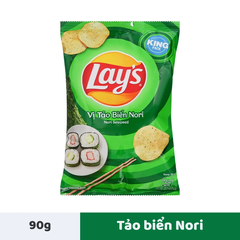 Snack khoai tây Lay's vị tảo biển Nori gói 90g
