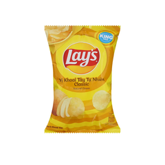 Snack khoai tây Lay's vị tự nhiên gói 90g