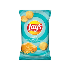 Snack khoai tây Lay's Wavy vị phô mai Cheddar gói 90g