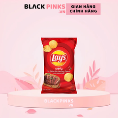 Snack khoai tây Lay's Wavy vị thăn bò nướng Texas gói 32g