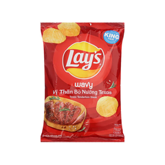 Snack khoai tây Lay's Max vị thăn bò Texas gói 90g