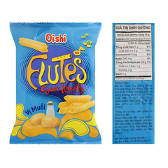 Snack khoai tây Oishi vị muối gói 34g