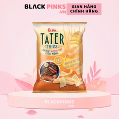 Snack khoai tây siêu mỏng Oishi vị bò Beefsteak gói 68g