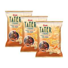 Snack khoai tây siêu mỏng Oishi vị bò Beefsteak gói 68g